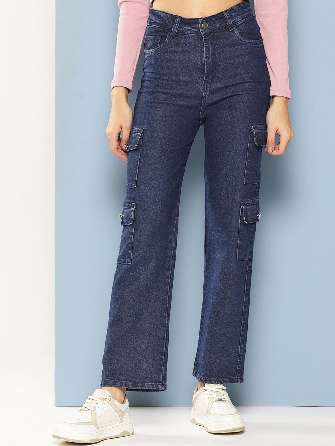 

BAESD Girls Comfort Relaxed Fit Highly Distressed Stretchable Jeans, Blue