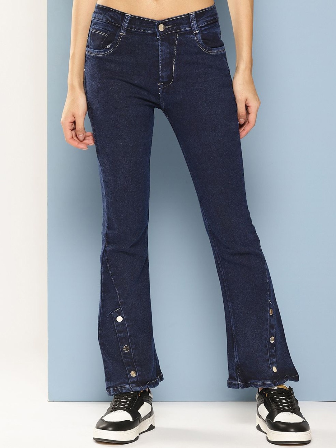 

BAESD Girls Comfort Relaxed Fit Stretchable Jeans, Blue
