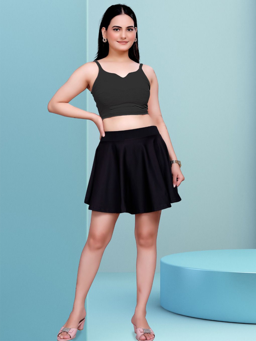

DressBerry Crop Top, Black