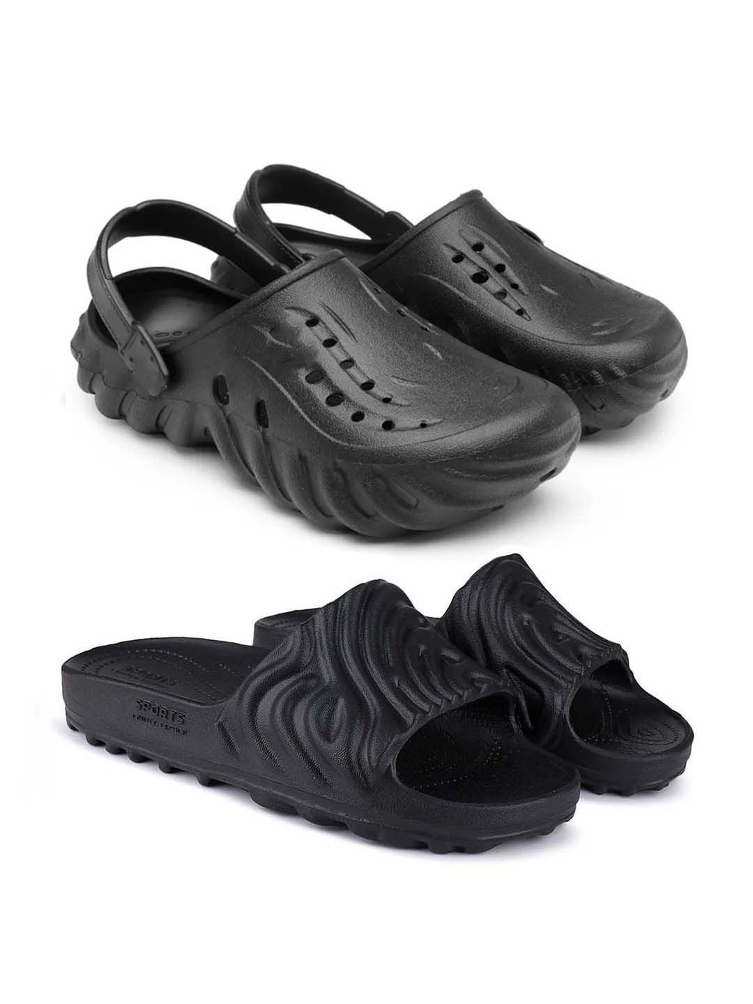 

BERSACHE Men Slip-On, Black