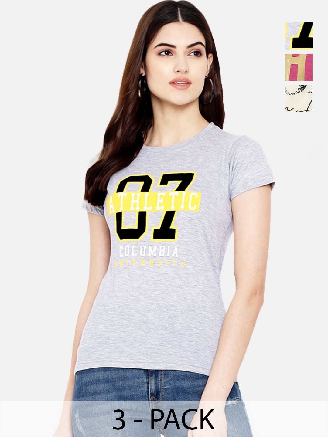 

Tromko Women Typography Printed T-shirt, Multi