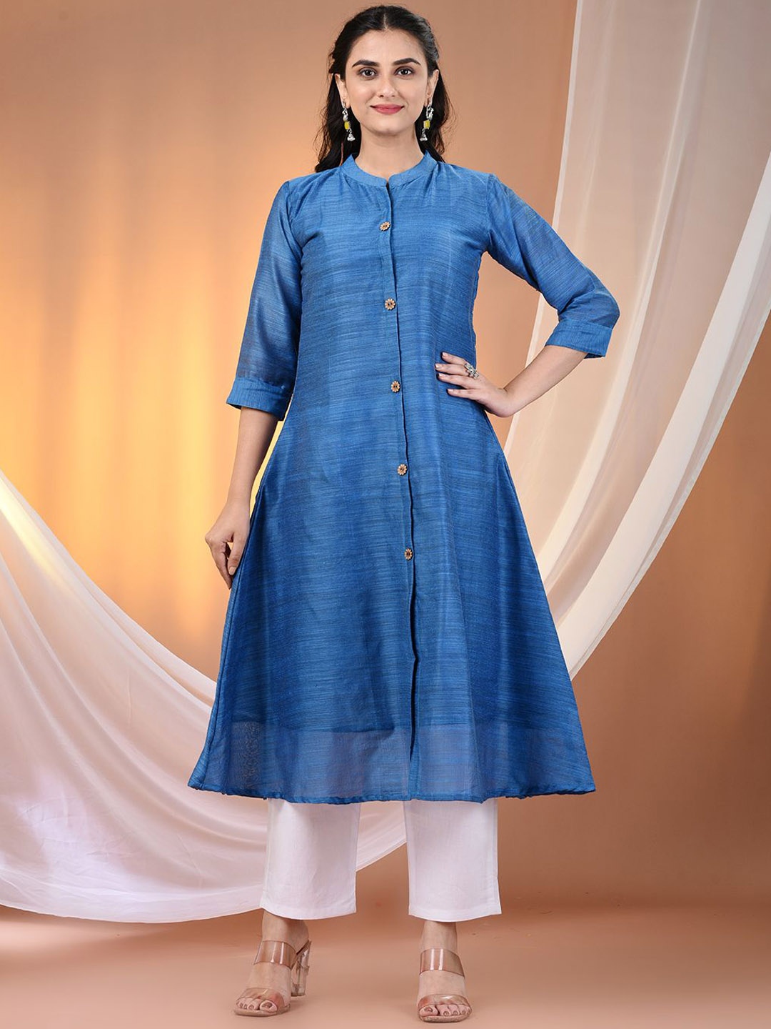 

Charukriti Women Kurta, Blue
