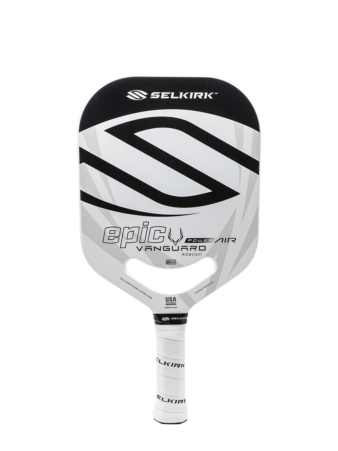 

Selkirk Printed Vanguard Power Air Epic Pickleball Paddle Racquet, White