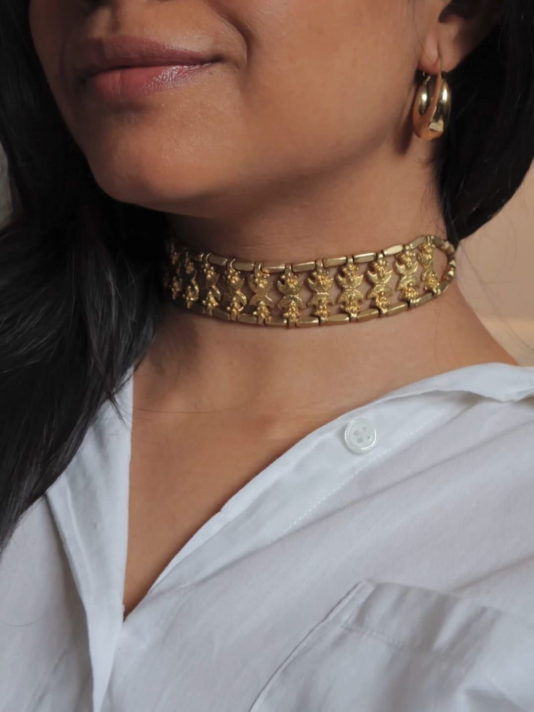 

Studio Anviksha Brass Necklace, Gold