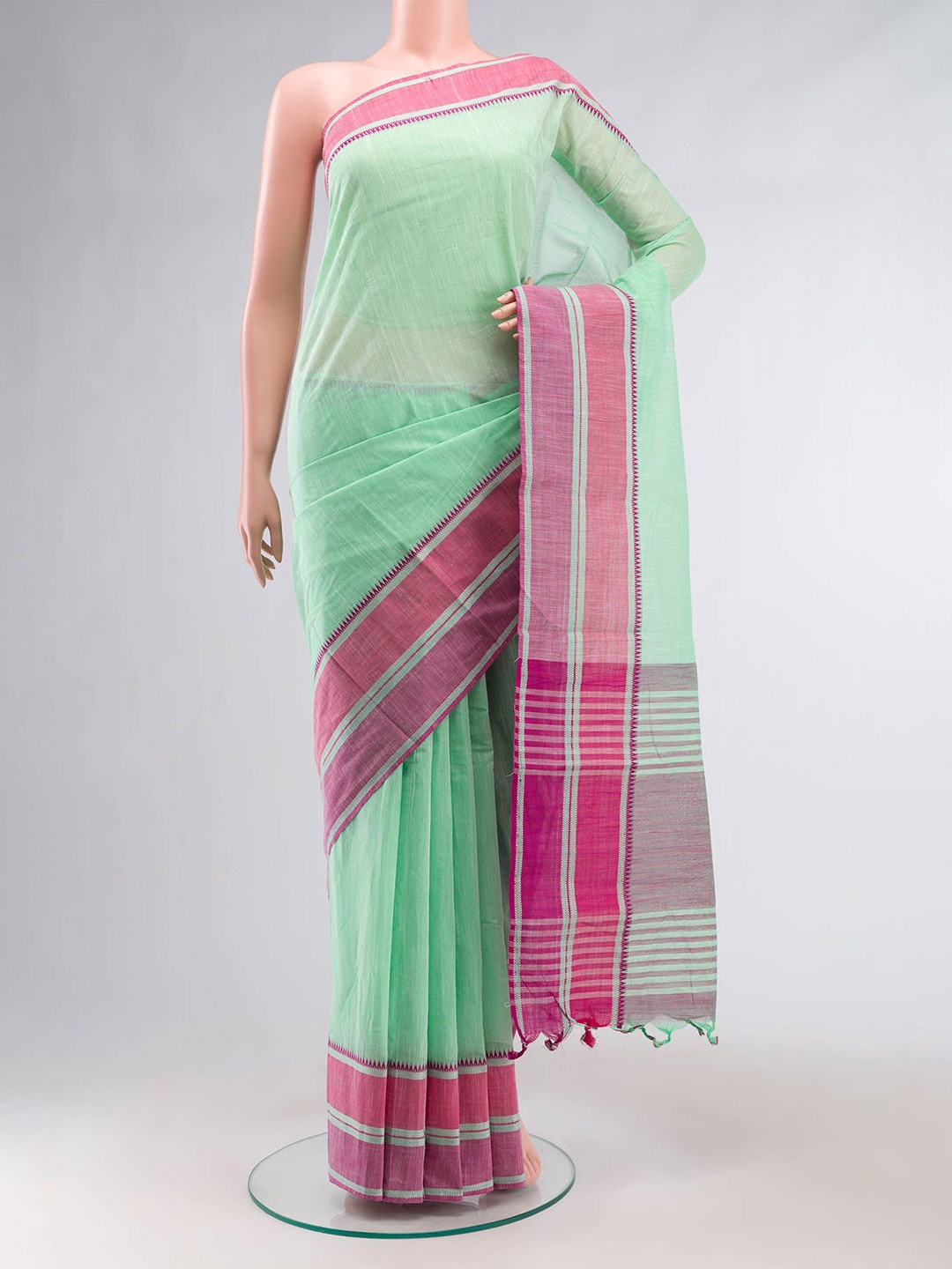 

Nalli Pure Cotton Saree, Green