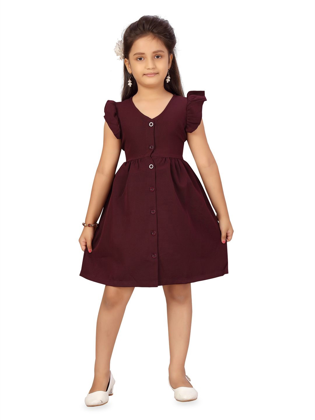 

GLOBAL NOMAD Fit & Flare Dress, Purple