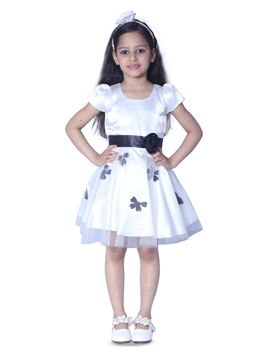 

Wow Princess Net A-Line Dress, White