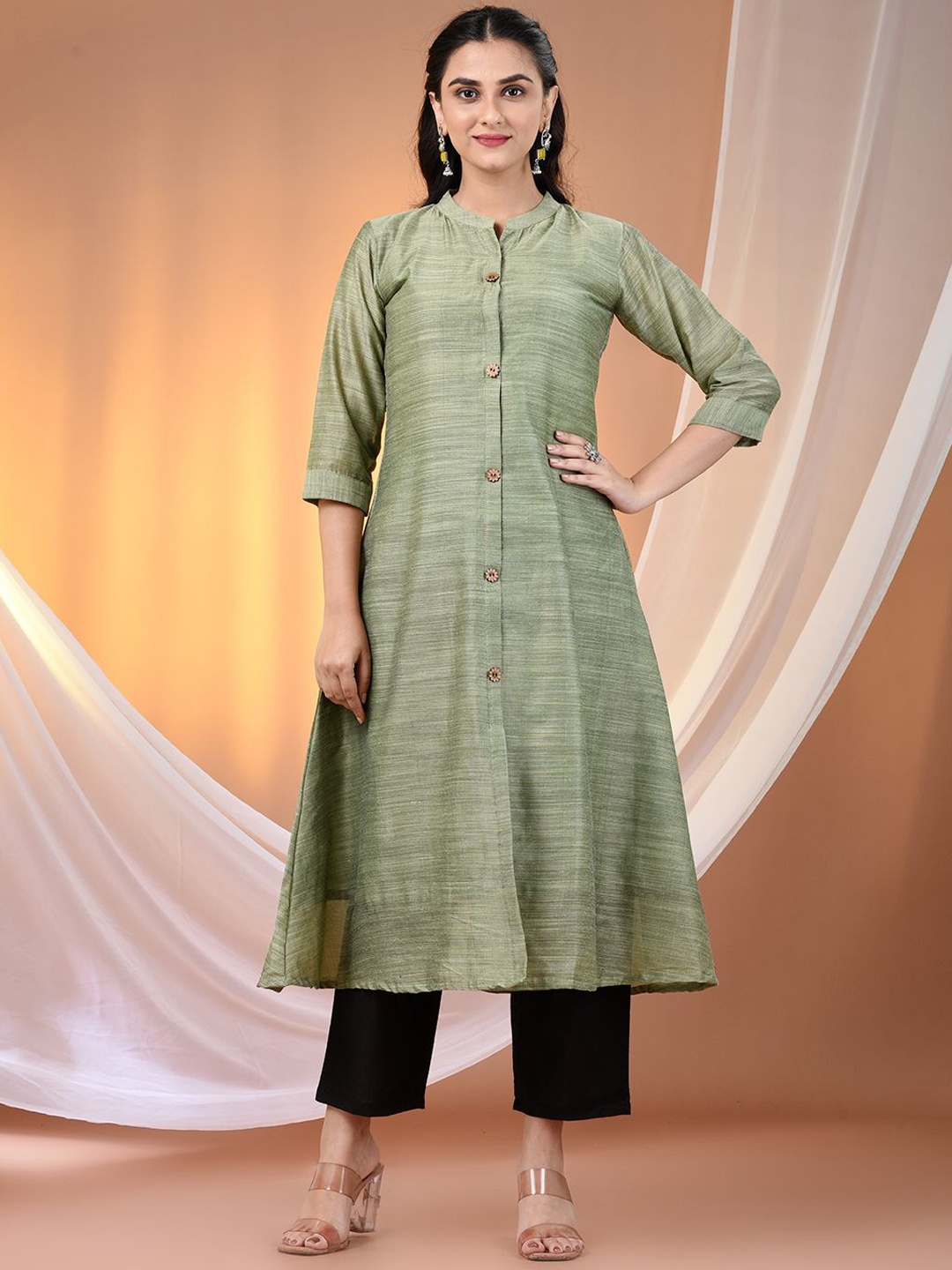 

Charukriti Women Kurta, Green