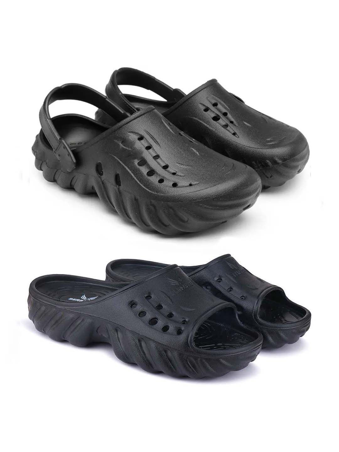 

BERSACHE Men Slip-On, Black