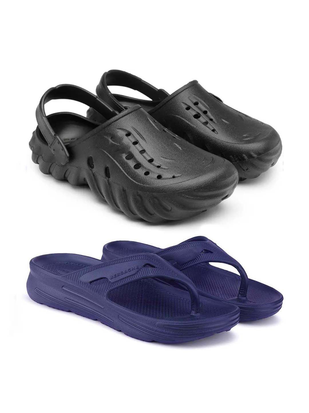 

BERSACHE Men Slip-On, Black
