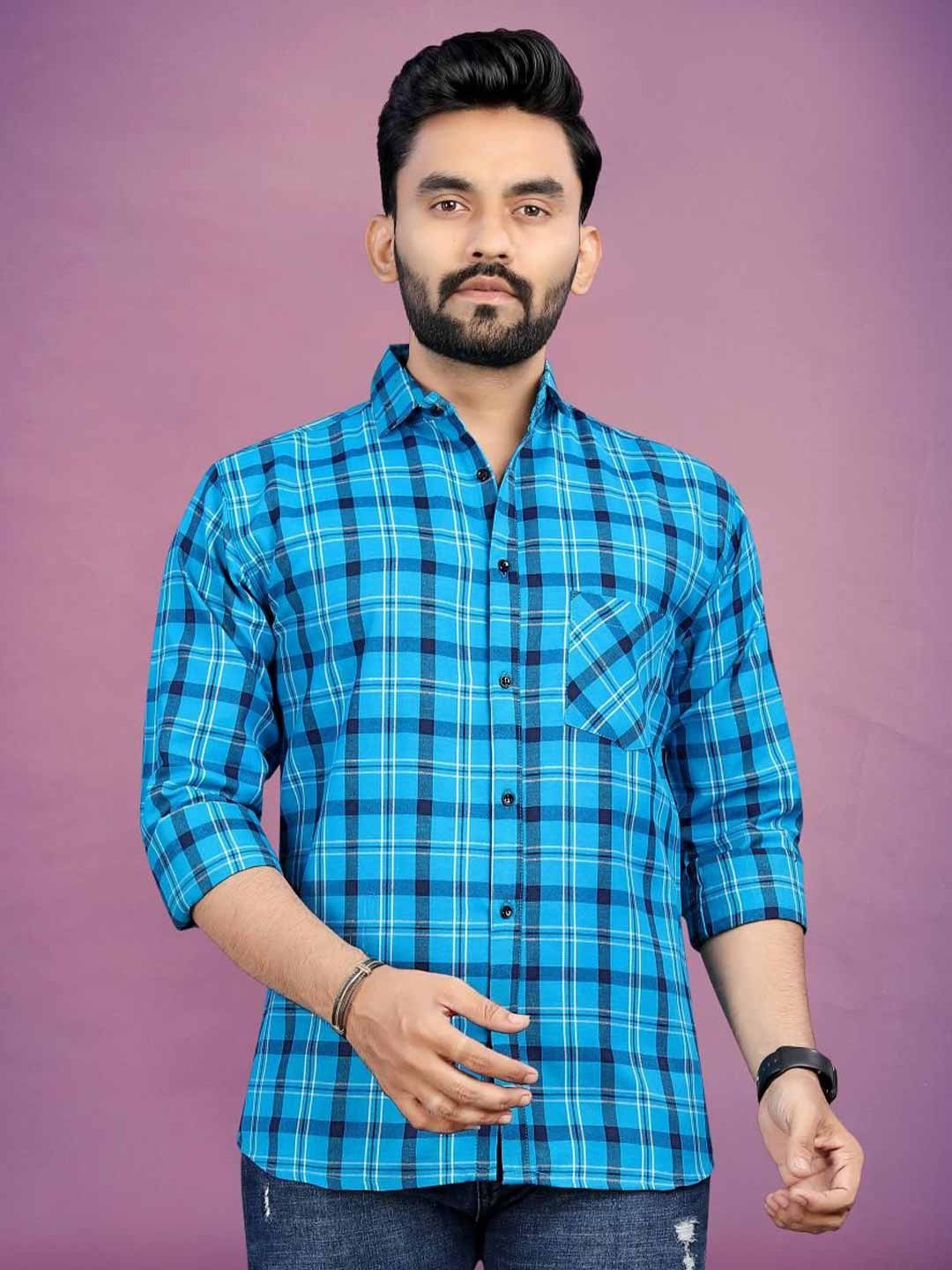 

Metronaut Men Classic Opaque Checked Casual Shirt, Multi