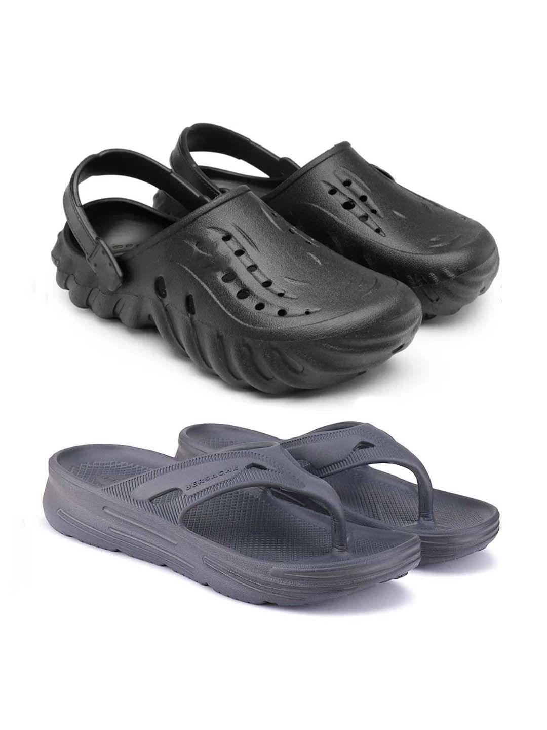 

BERSACHE Men Slip-On, Black
