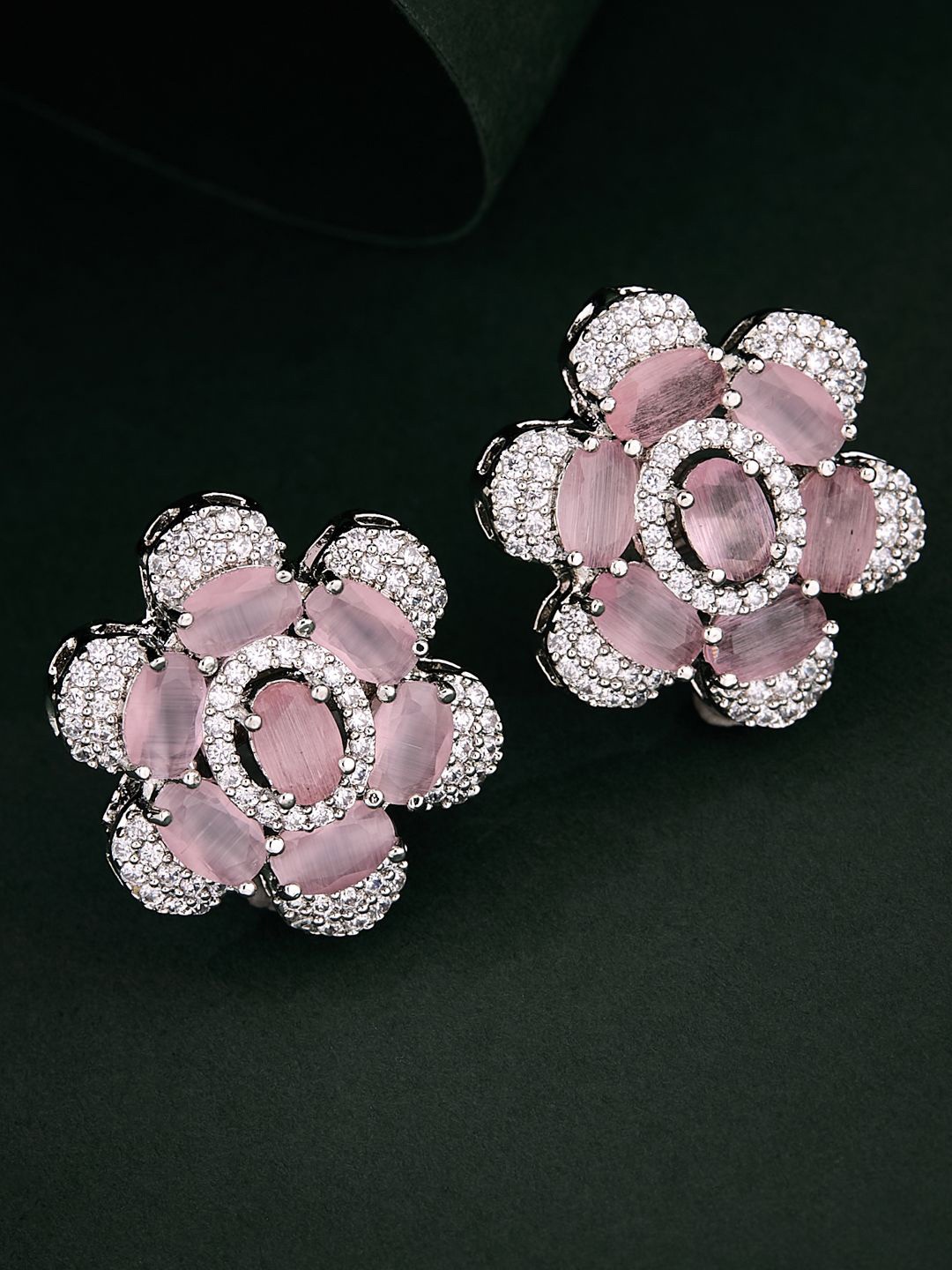 

ATIBELLE Contemporary Studs Earrings, Pink