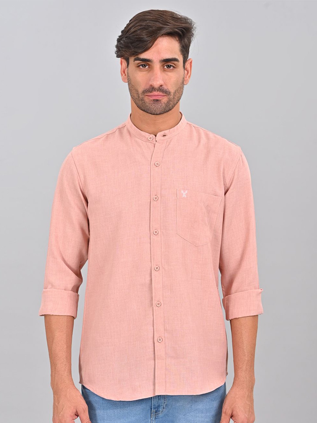 

STYLOFY Men Comfort Opaque Casual Shirt, Pink