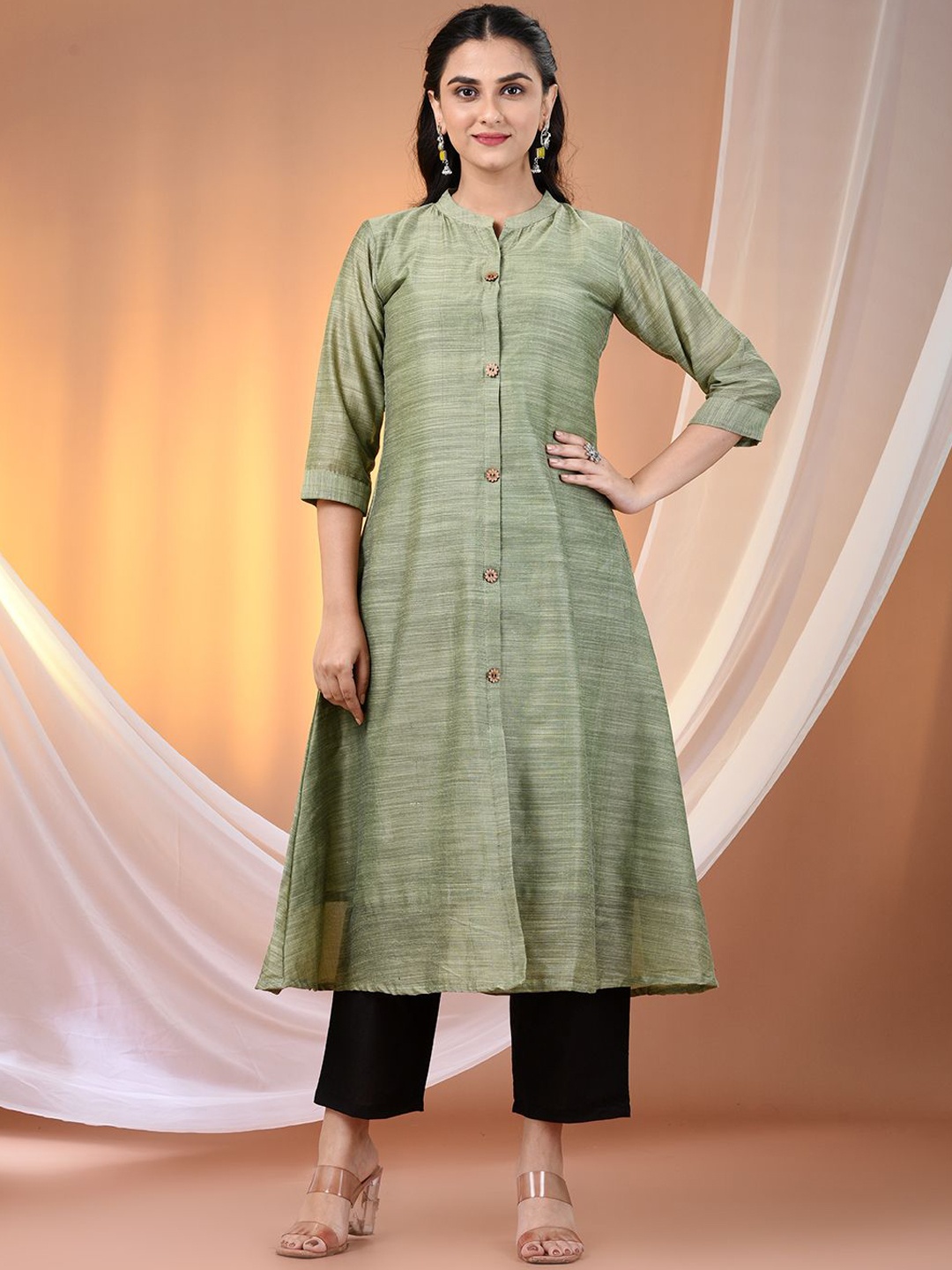 

Charukriti Women Kurta, Green