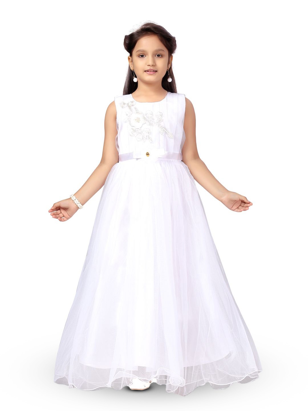 

Miss & Chief Net Maxi Dress, White