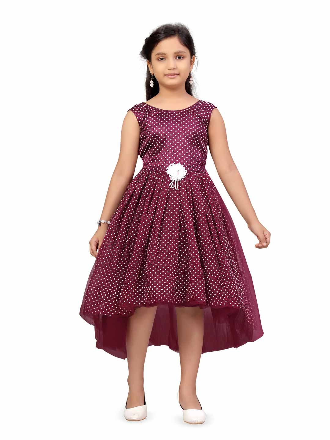 

GLOBAL NOMAD Polka Dot Print Fit & Flare Dress, Purple