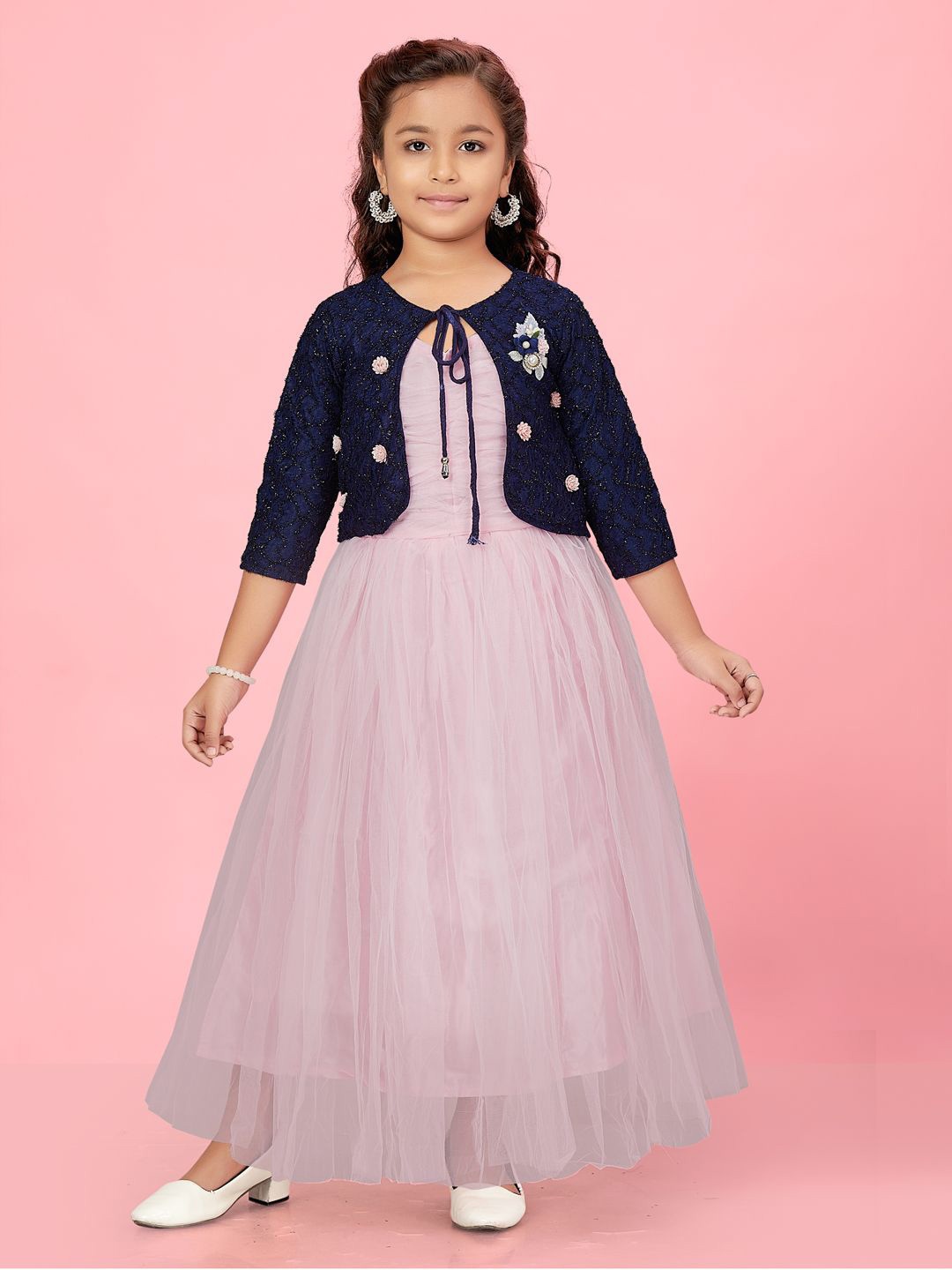 

Miss & Chief Net Maxi Dress, Pink