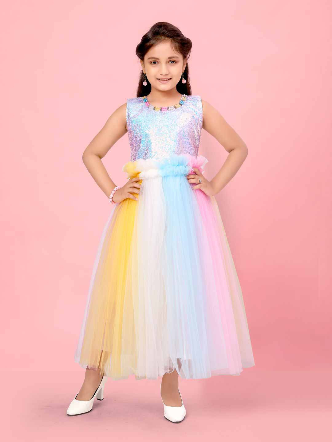 

GLOBAL NOMAD Net Maxi Dress, Multi