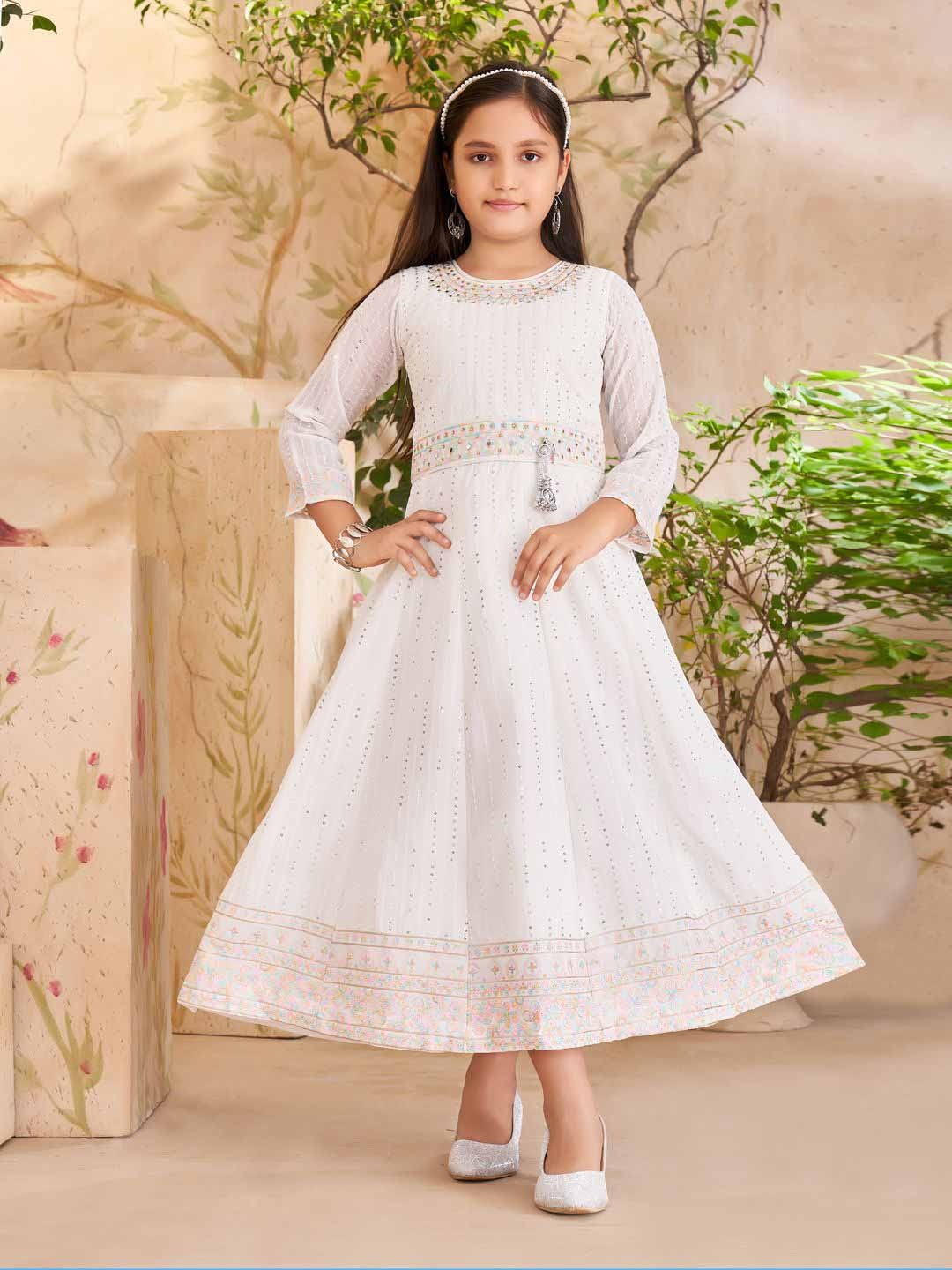 

GLOBAL NOMAD Floral Georgette Maxi Dress, Cream