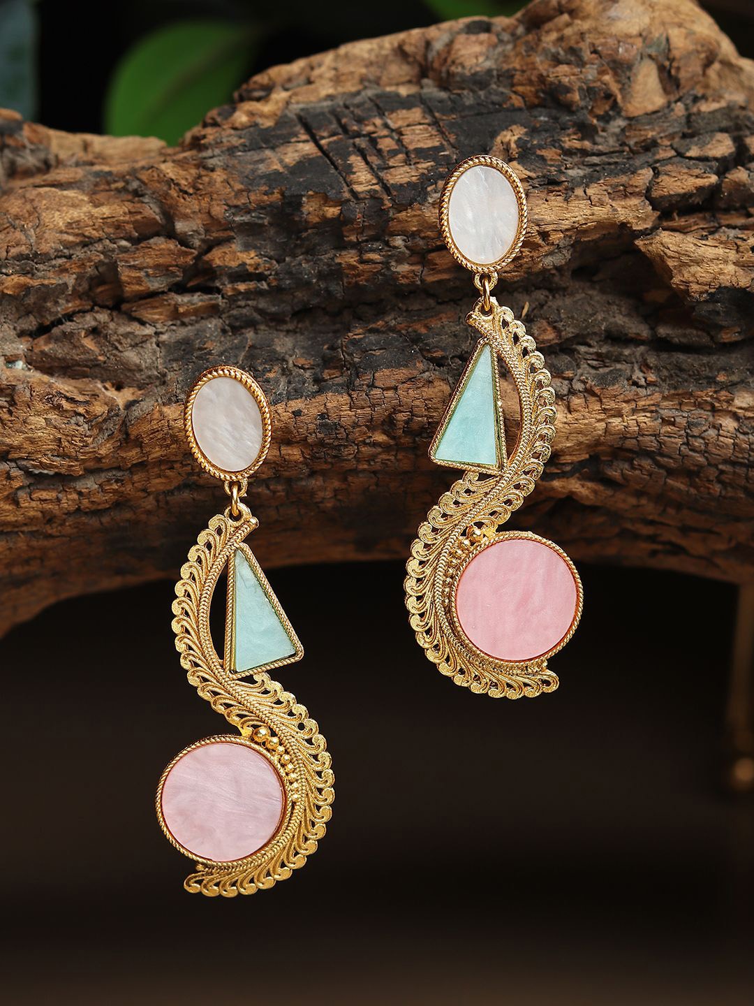 

RHOSYN Contemporary Drop Earrings, Multi