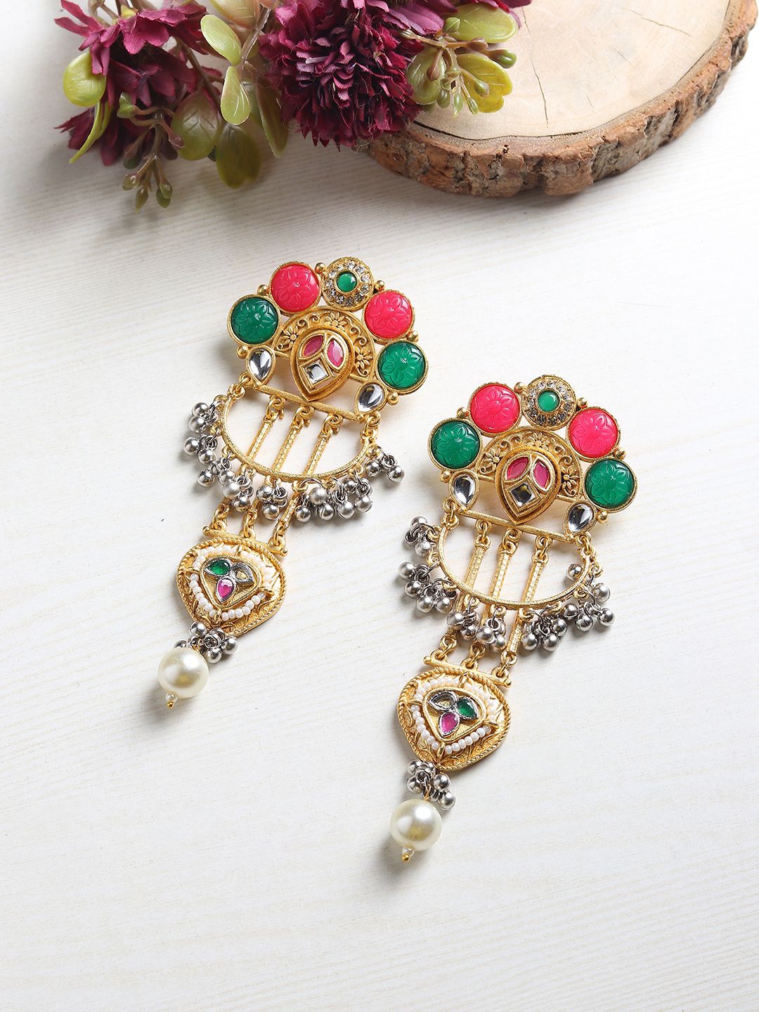 

RHOSYN Contemporary Drop Earrings, Multi