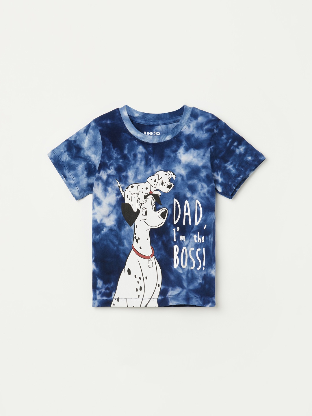

Juniors by Lifestyle Boys Dalmations Printed Cotton T-Shirt, Blue