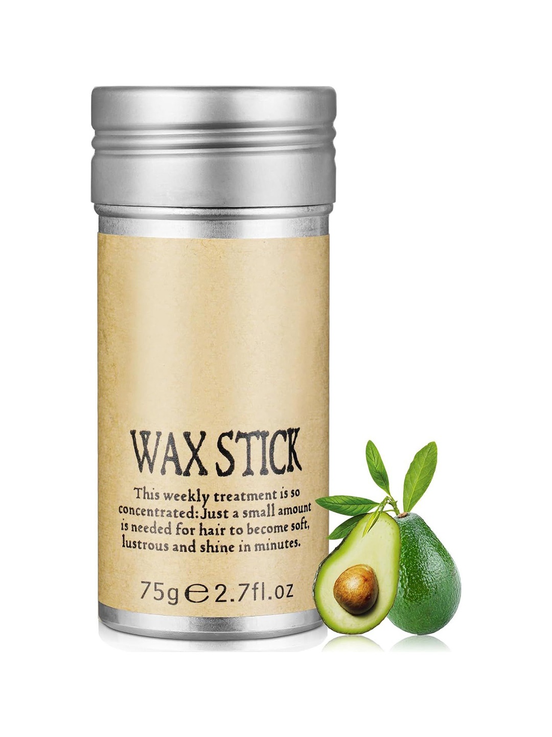 

VBA Alcohol-Free Hair Wax Stick With Avocado Oil - 75 g, Beige