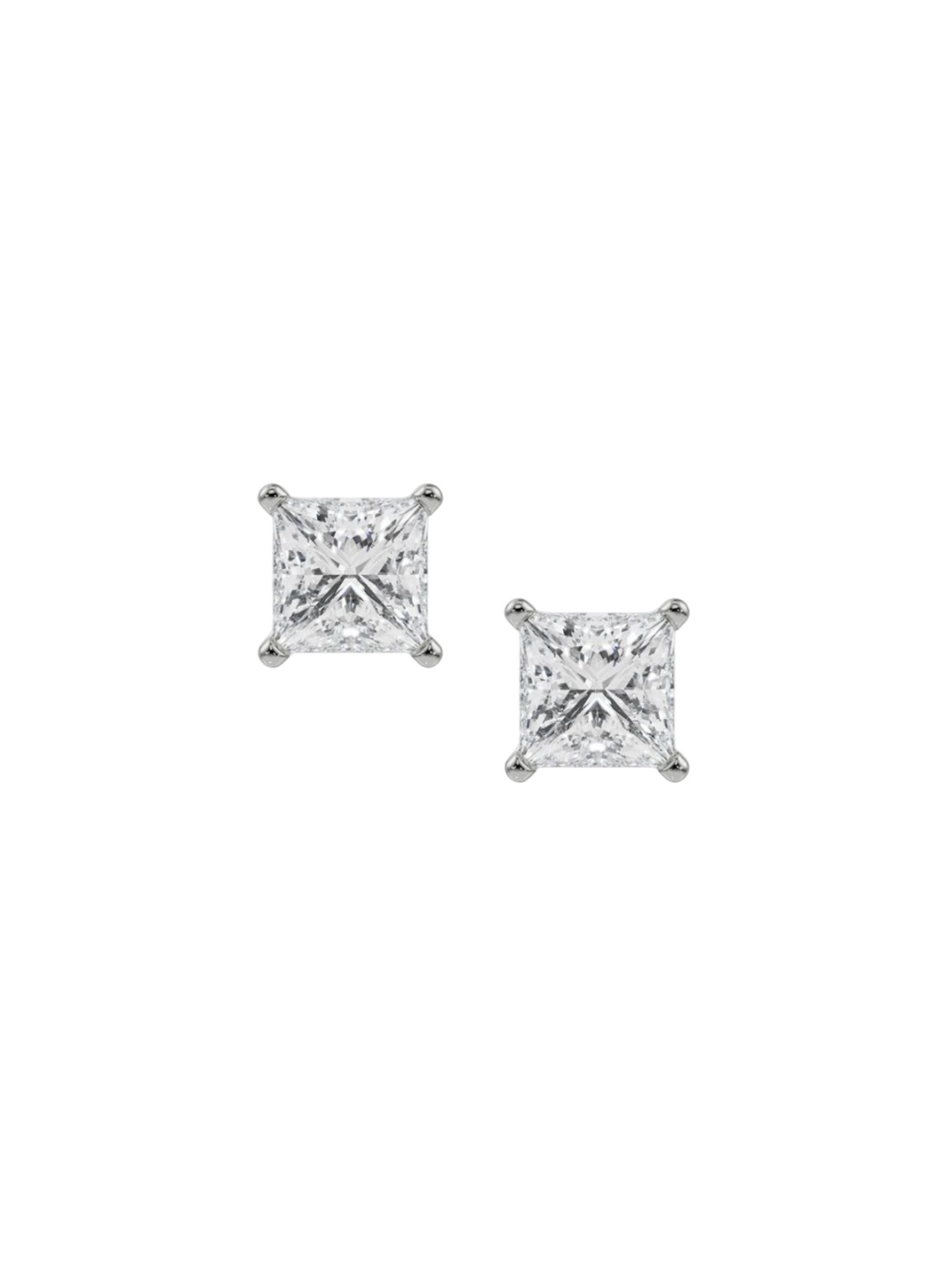 

Emori 2 CT Timeless Princess Solitaire Studs, White