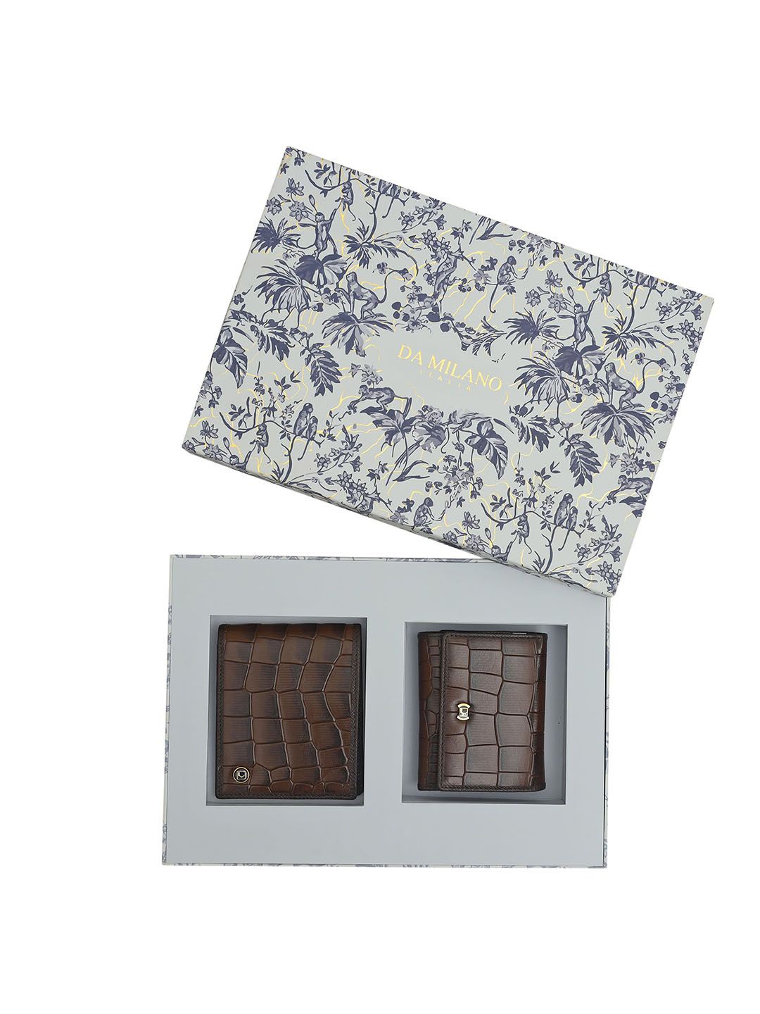 

Da Milano Women Accessory Gift Set Comes with a box, Brown