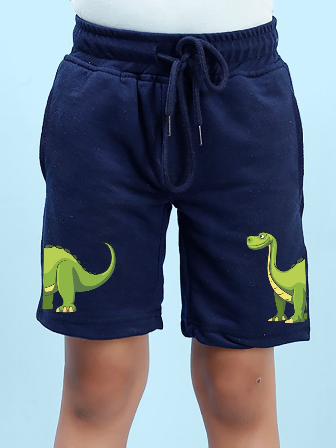 

NUSYL Boys Printed Regular Fit Mid-Rise Shorts, Blue