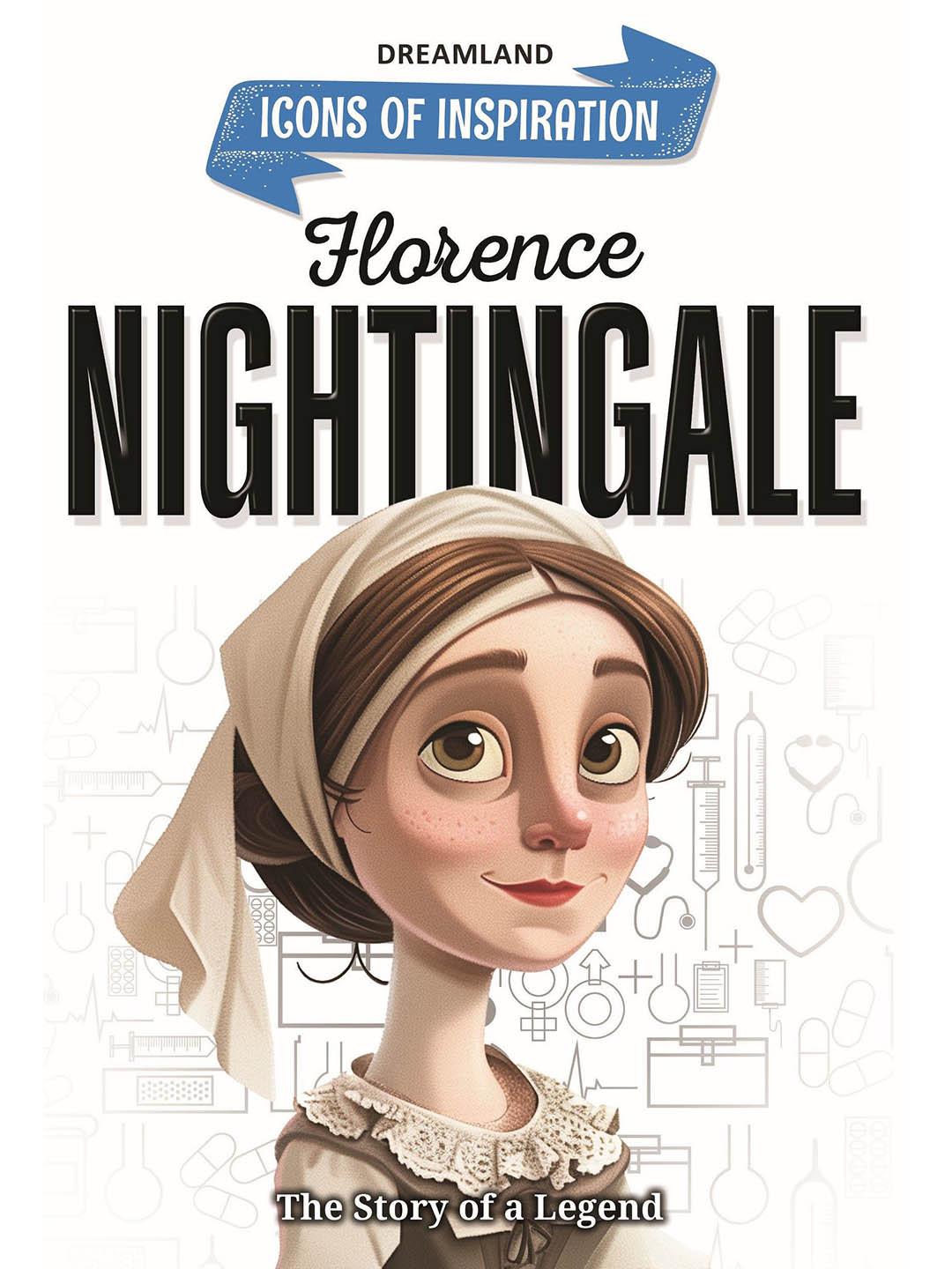 

Dreamland Florence Nightingale- Inspiration Illustrated Biography Book, White