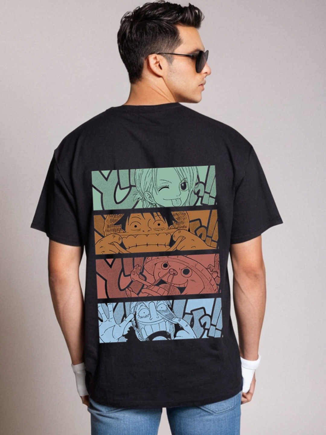 

Be Crazy Men Printed T-shirt, Black