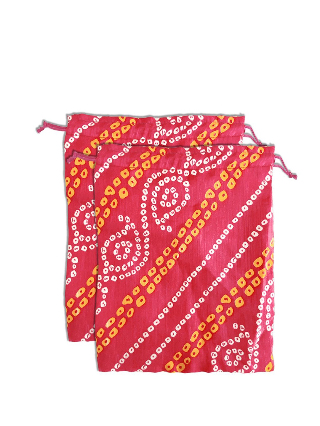 

Kuber Industries Unisex Printed Potli Clutch, Pink