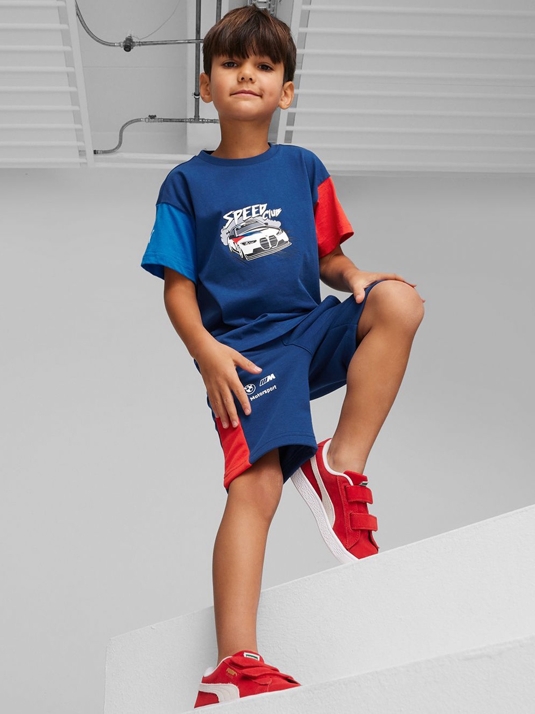 

PUMA Motorsport Unisex Kids Shorts, Blue