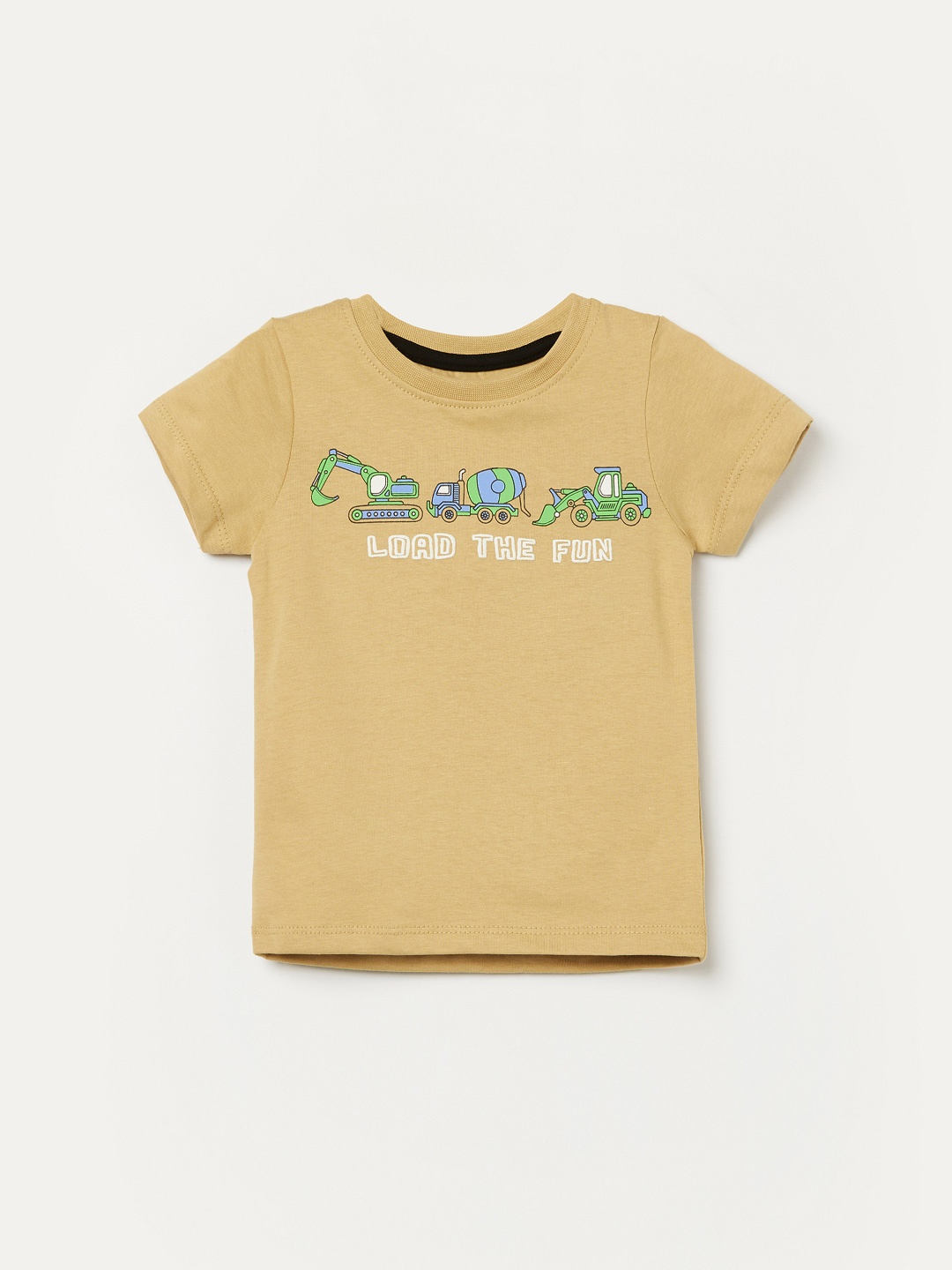 

Juniors by Lifestyle Boys Typography Printed T-shirt, Beige