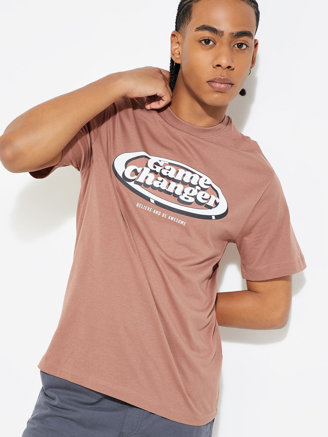 

max Men T-shirt, Pink