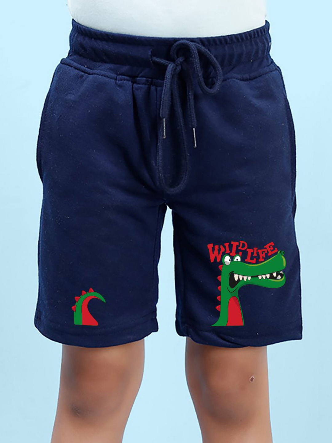 

NUSYL Boys Regular Fit Printed Shorts, Blue