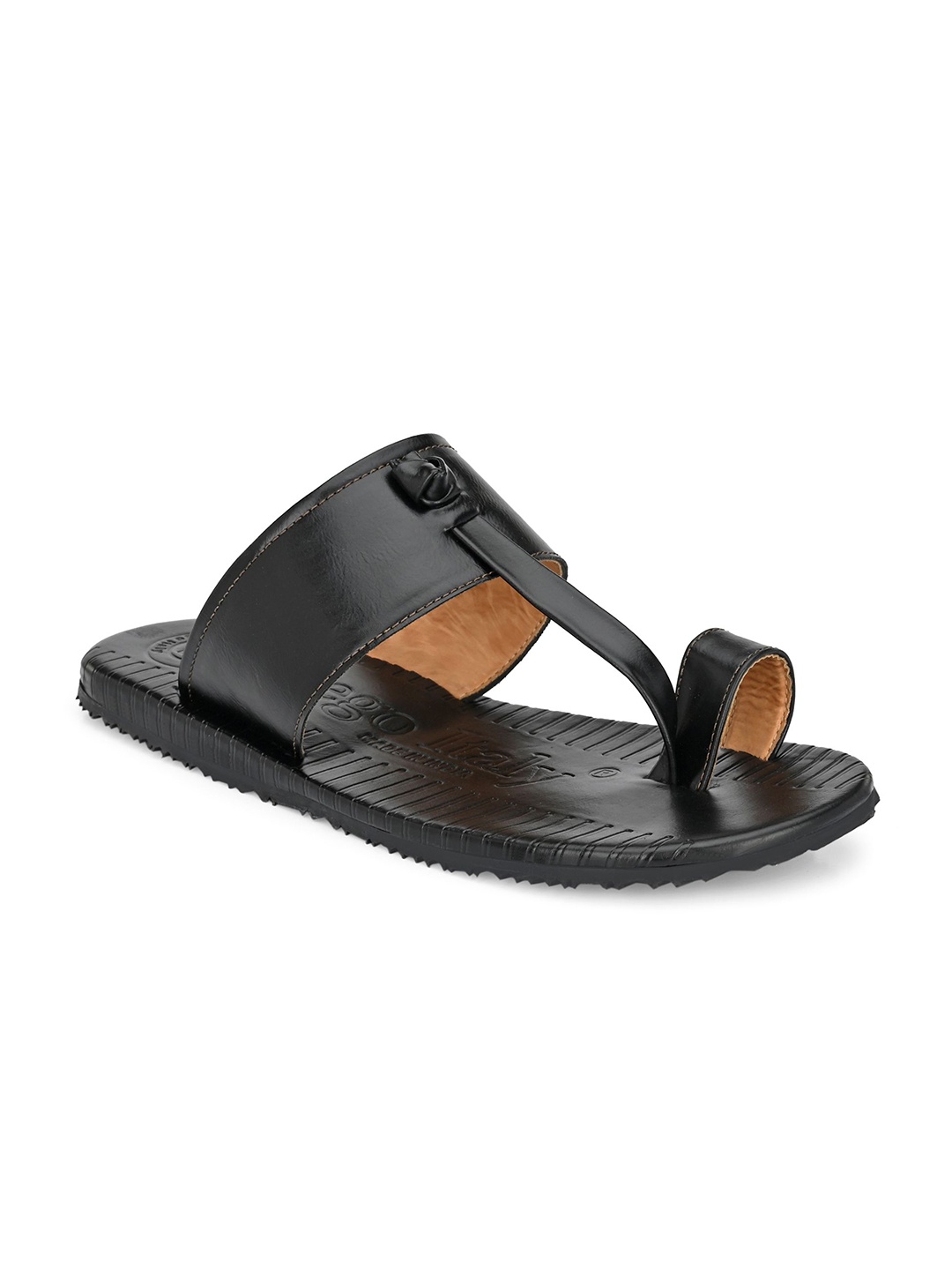 

Eego Italy Men Comfort Slip-On Sandals, Black