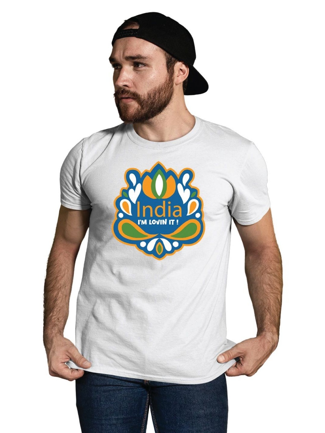 

Tantra Men Typography Printed T-shirt, White