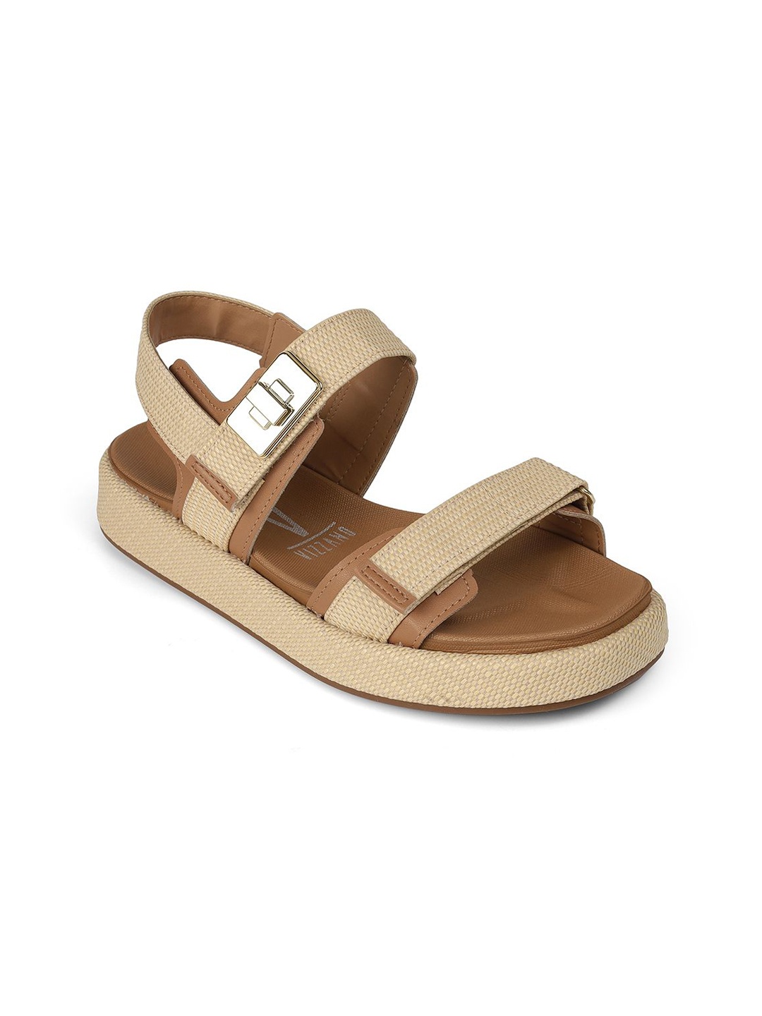

Vizzano Women Open Toe Flats, Camel brown