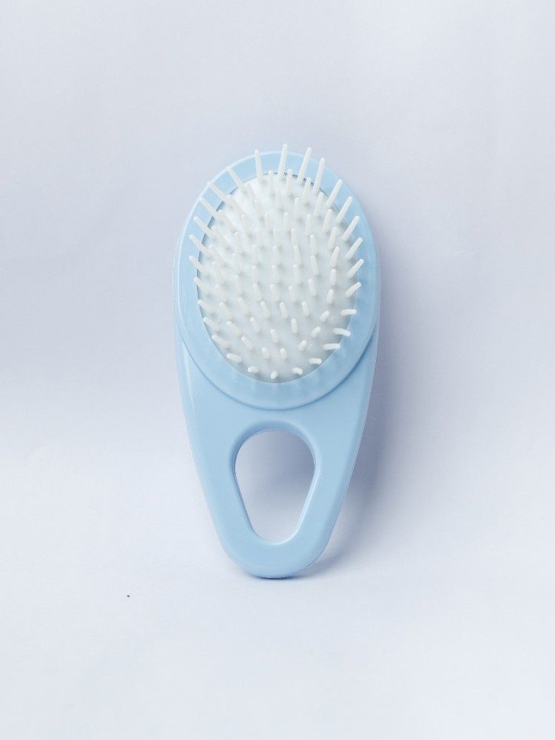 

Beutifly Kids Round Small Pocket Hair Brush For Detangling Hair, Blue