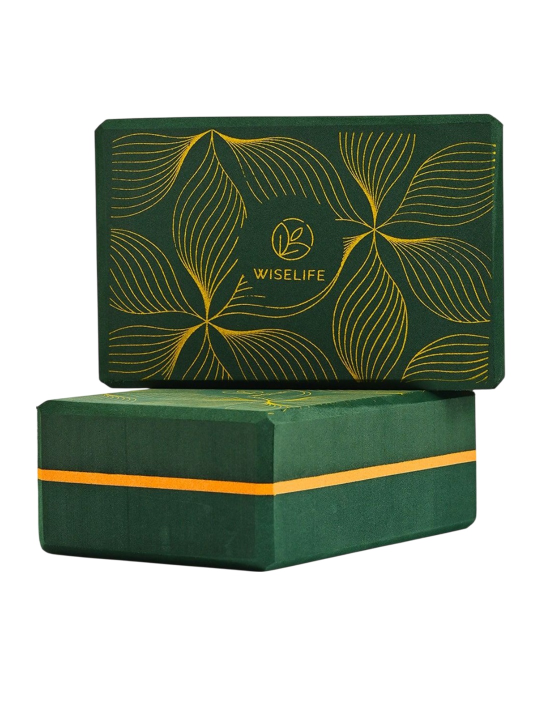 

WiseLife Unisex Yoga Blocks High Density EVA Foam For Balance Strength Training Exercise, Green