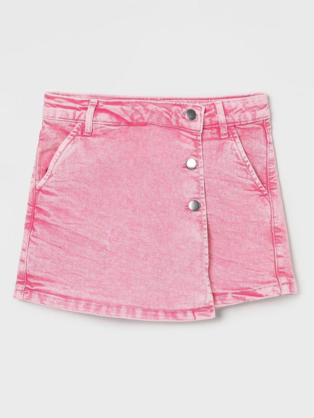 

Fame Forever by Lifestyle Girls Cotton Mini Skort, Pink