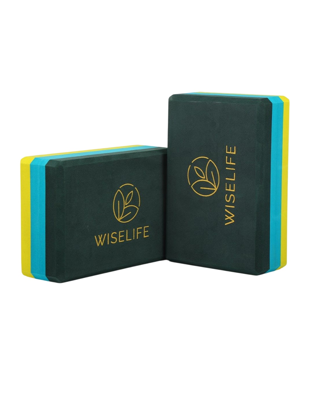 

WiseLife Yoga Block High Density Premium TPE Foam Material, Soft Surface, Green