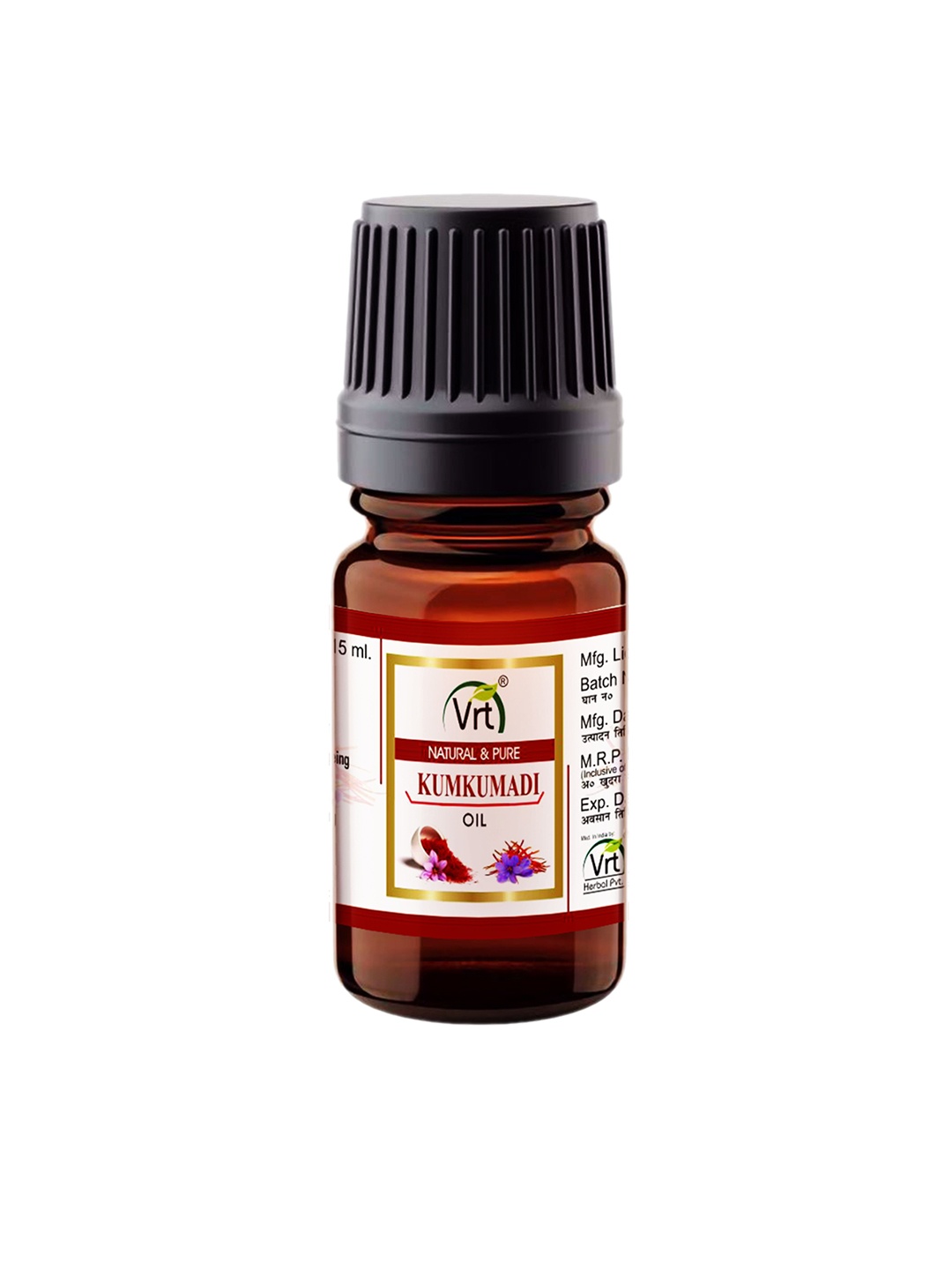 

VRT HERBAL Kumkumadi Oil With Sandalwood For Brighten Skin - 30 ml, Brown