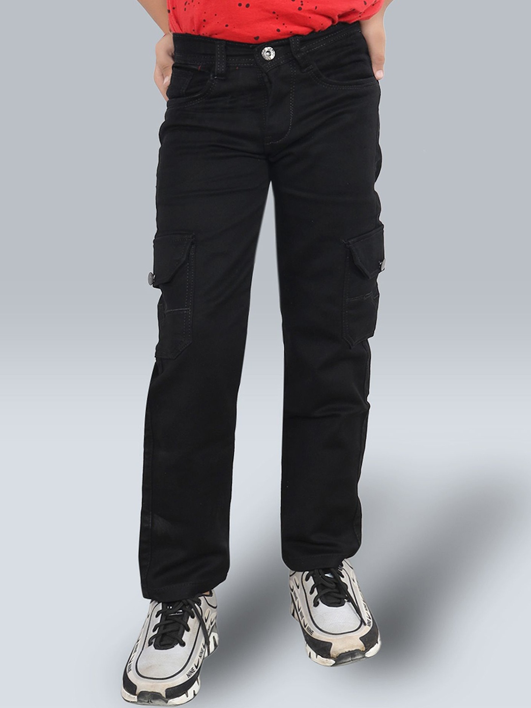 

Killer Boys Straight Fit Highly Distressed Jeans, Black