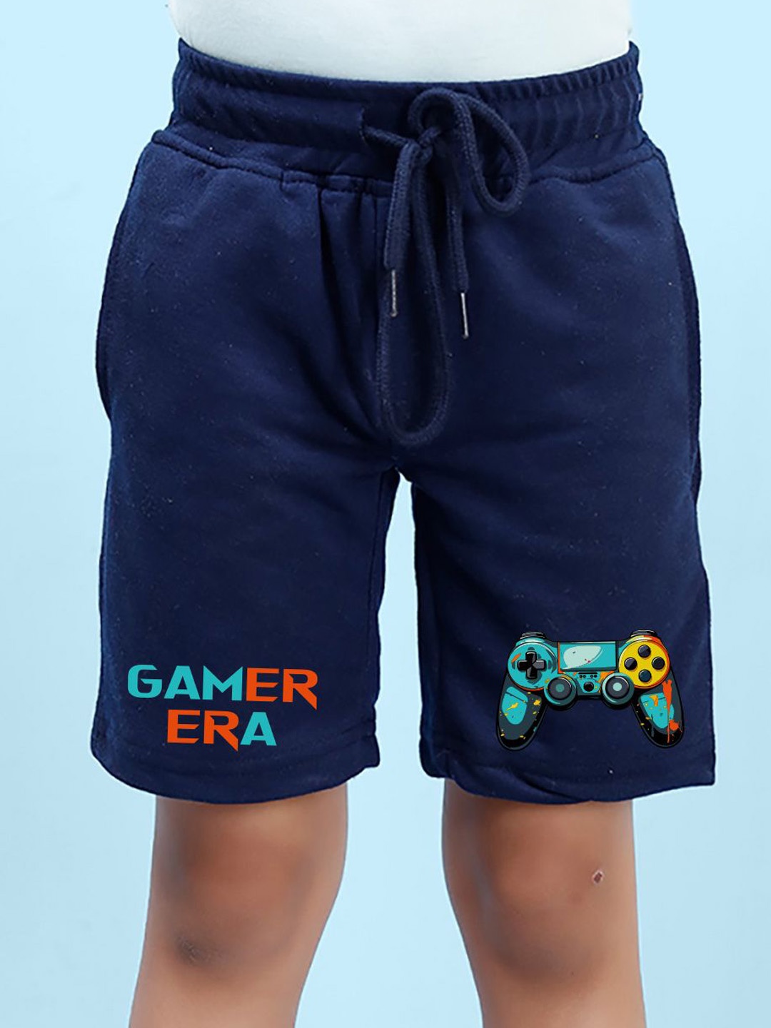

NUSYL Boys Printed Shorts, Blue