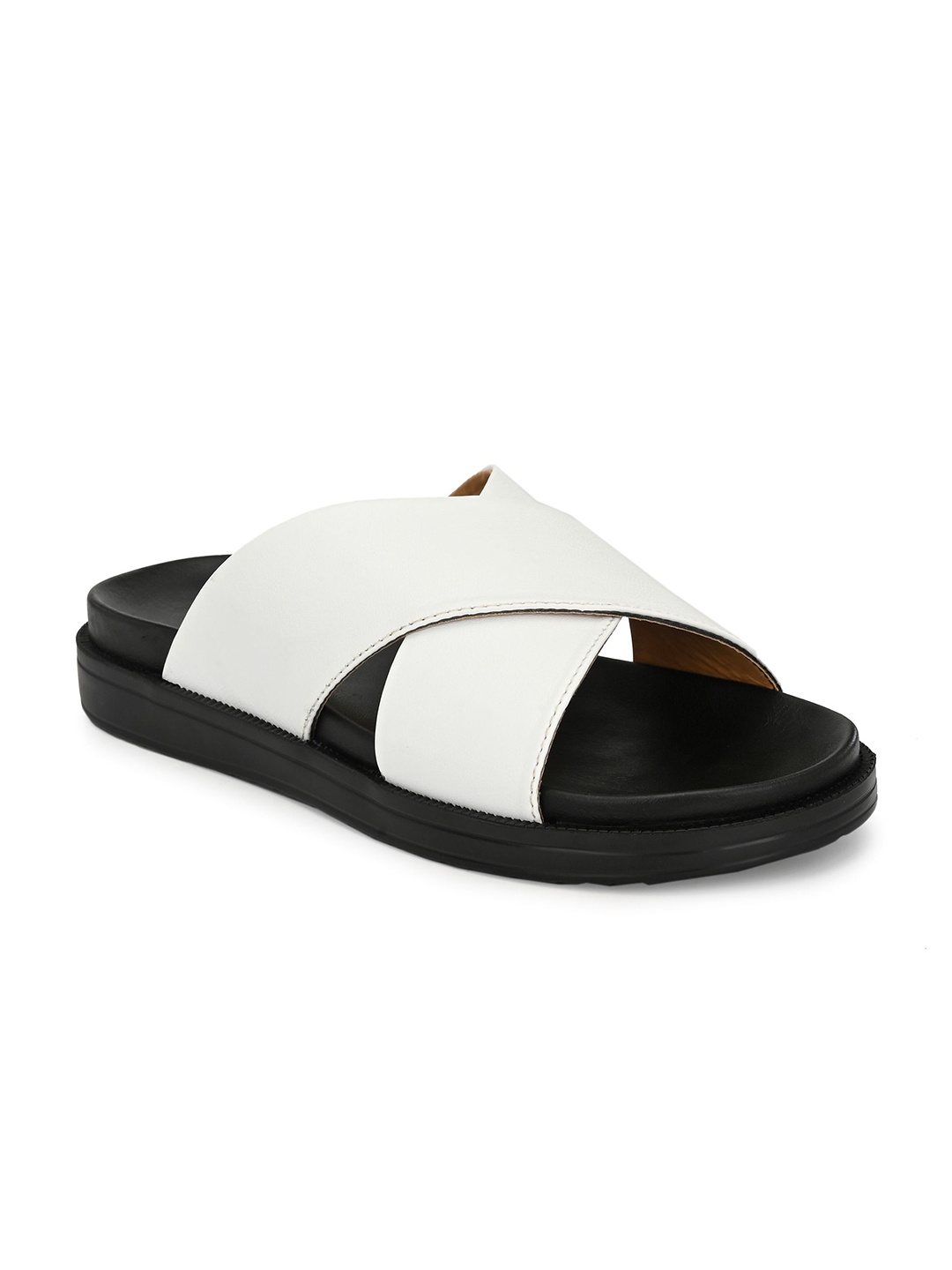 

Eego Italy Men Comfort Sandals, White