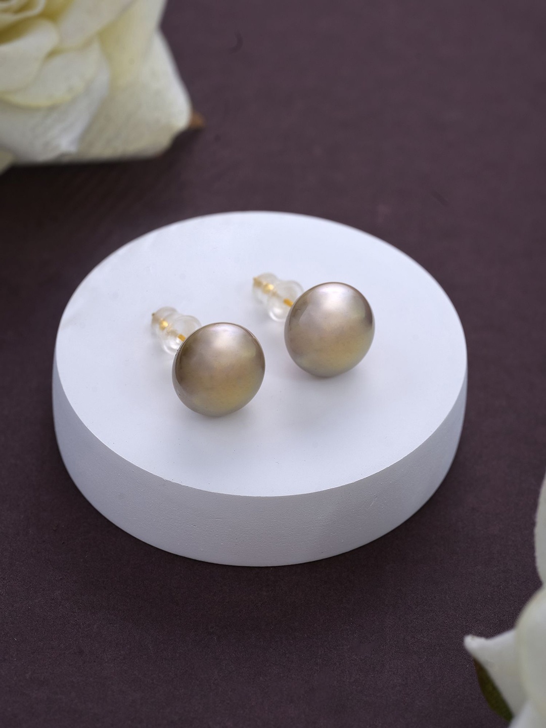 

Designbox Circular Shaped Studs, Gold